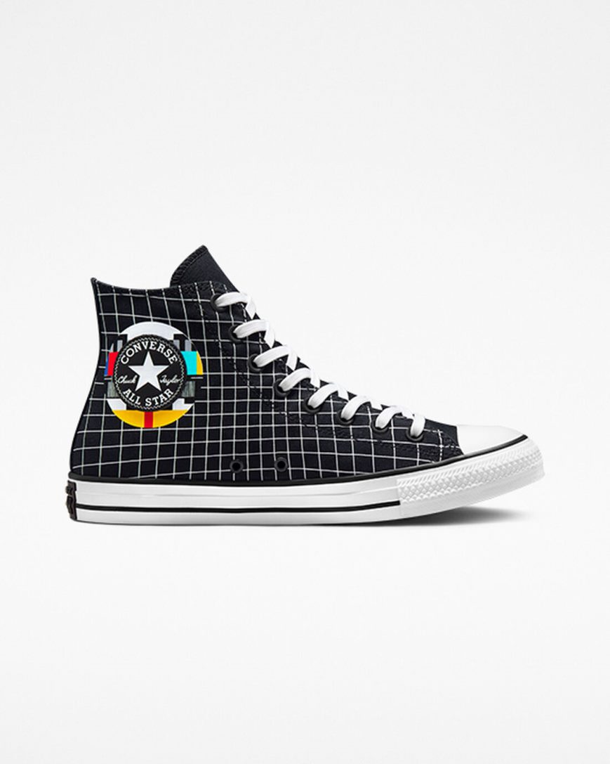 Zapatillas Altas Converse Chuck Taylor All Star Color Grid Hombre Blancas Multicolor Marrones | PE L2754P